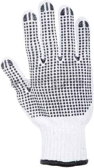 Rękawice robocze, roz. 8/M, 2 pary, białe, Protect Kramp