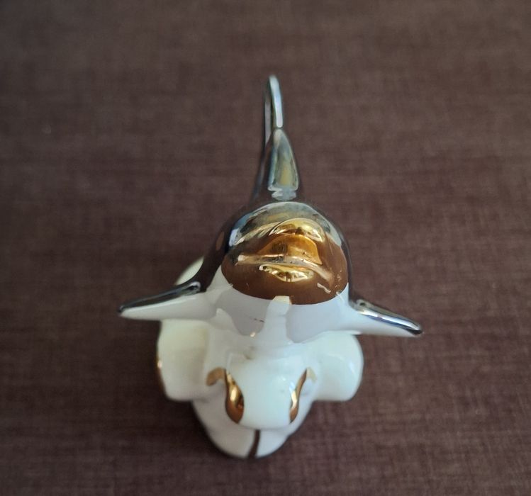 Peça decoração Golfinho Decorativo - Porcelana