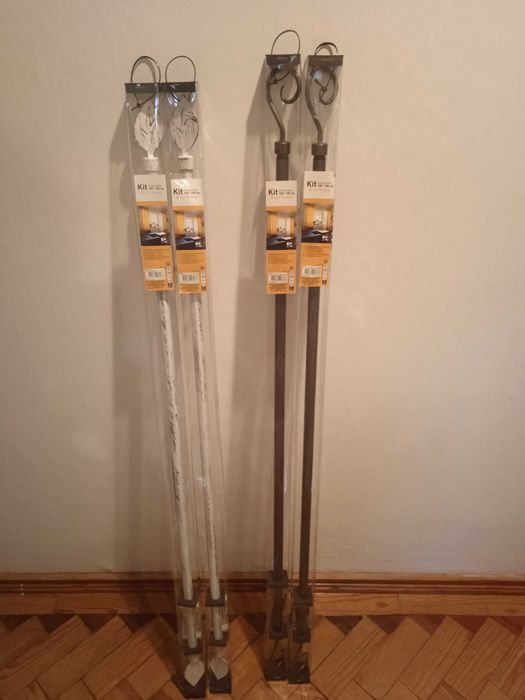 Varões extensíveis NOVOS/embalados