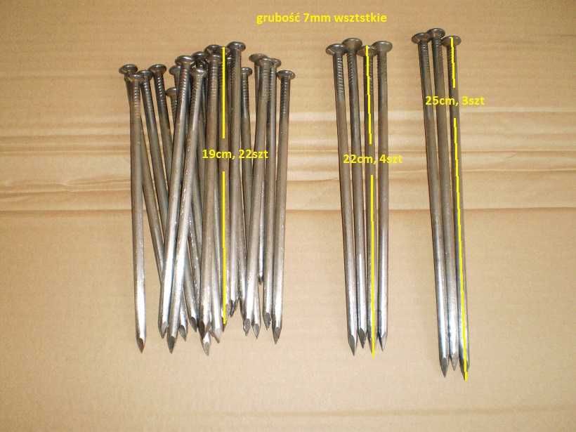 Gwoździe stolarskie