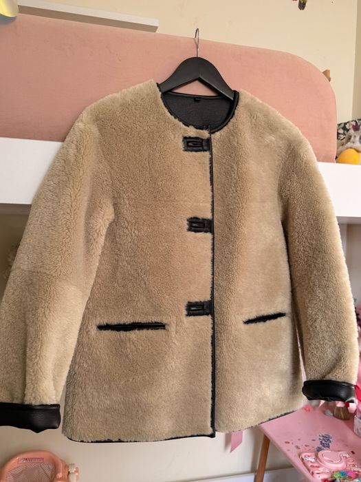 Куртка Mango XS S нова Тедді шкіряна