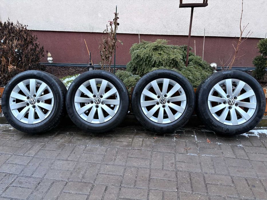 Oryginalne Koła 16 cali Alufelgi Passat B7 Volskwagen Audi Golf Caddy