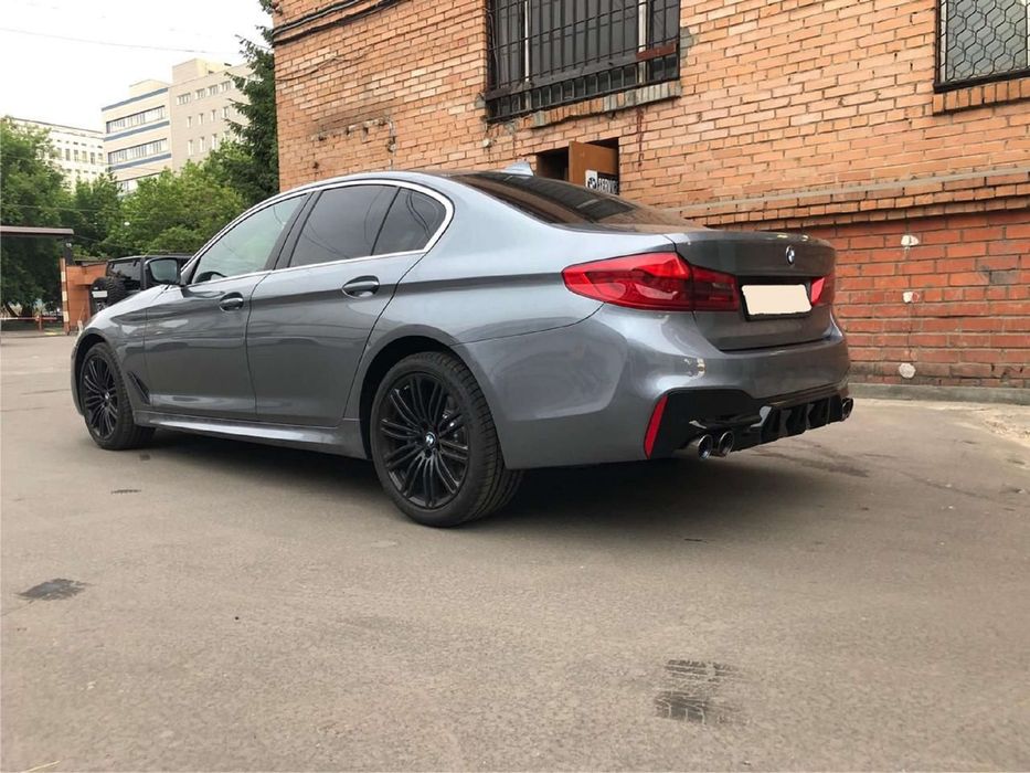 Диффузор заднего бампера стиль M5 F90 BMW 5 Series G30 G31 2017-2020
