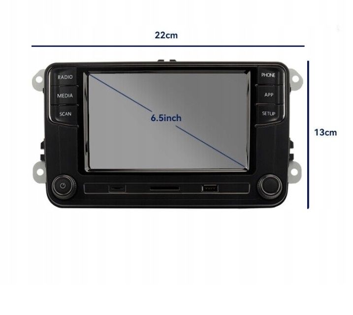Radio samochodowe Golf 5 6 Jetta MK5/6 Polo Passat B6/7 CC Tiguan Tour