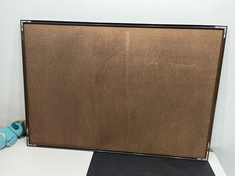 Poster emoldurado anos 80 Épsilon aerospatiale