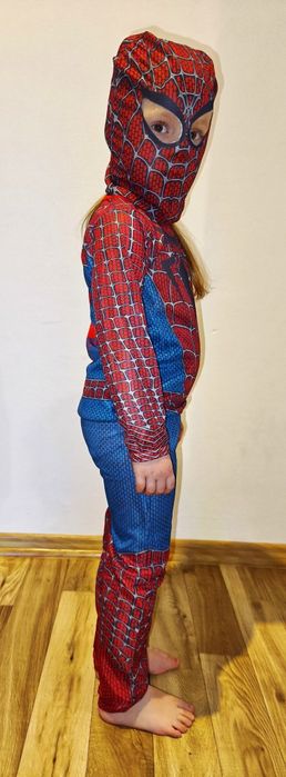 Nowy strój Spider Man przebranie S (110) dla dzieci