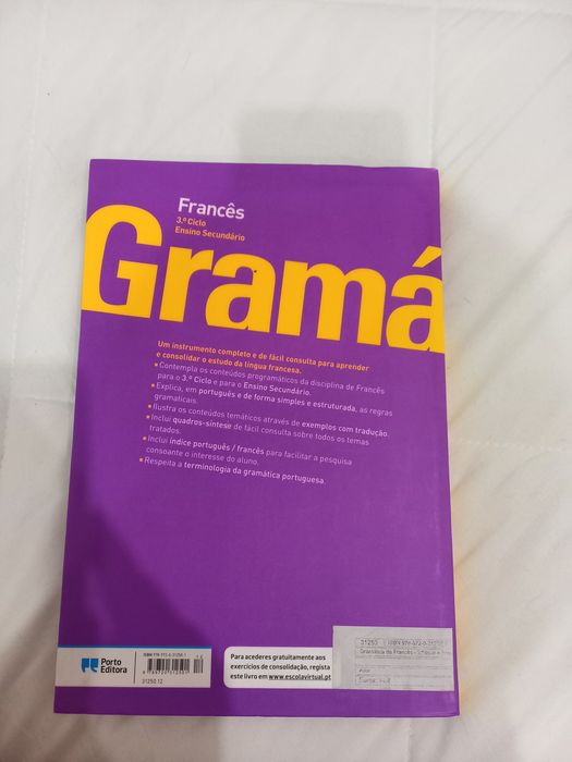 Gramática francês 3°ciclo/ensino secundário