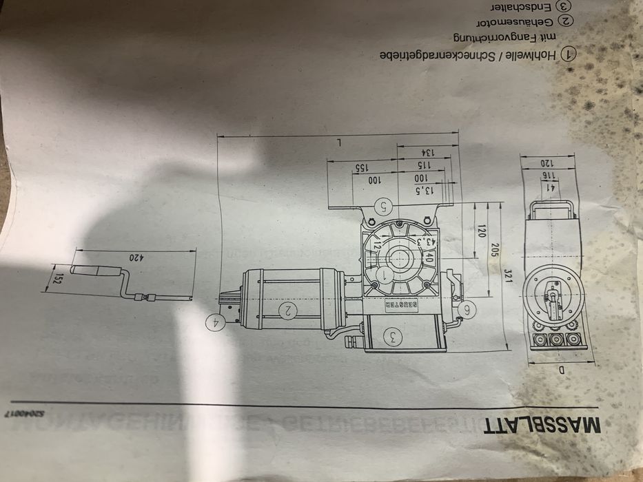 Motor porta automatica