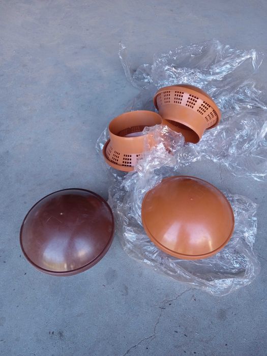 Daszek kominek wywiewka kanału kanalizacji PCV