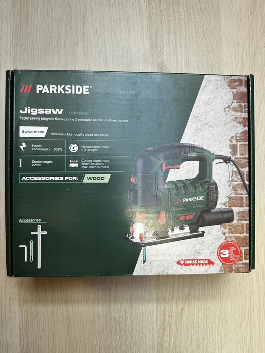 Электролобзик сГермании Parkside PSTD 800/лобзик/електролобзик/электро