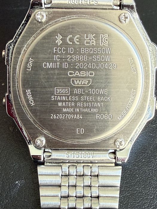 Zegarek Casio, step tracker