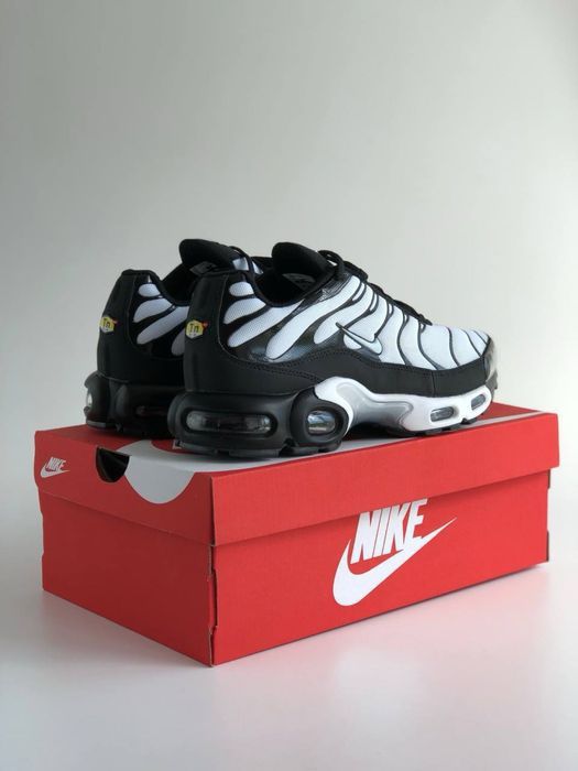 !ТОП! Nike Air Max TN Plus White/Black 40 41 42 43 44 45 46 тн белые