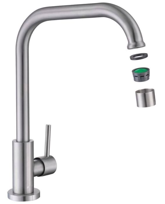 Новый кран ONECE из нержавеющей стали,кухня холодная вода с 360 гр
