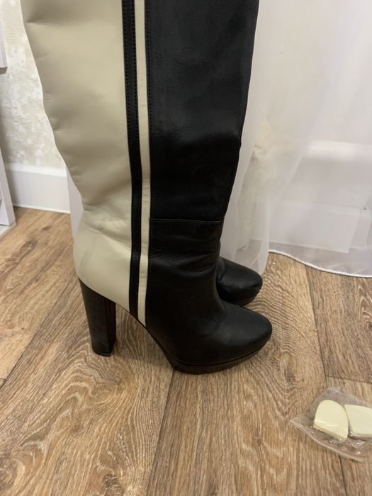 Продам сапоги кожанве осенние