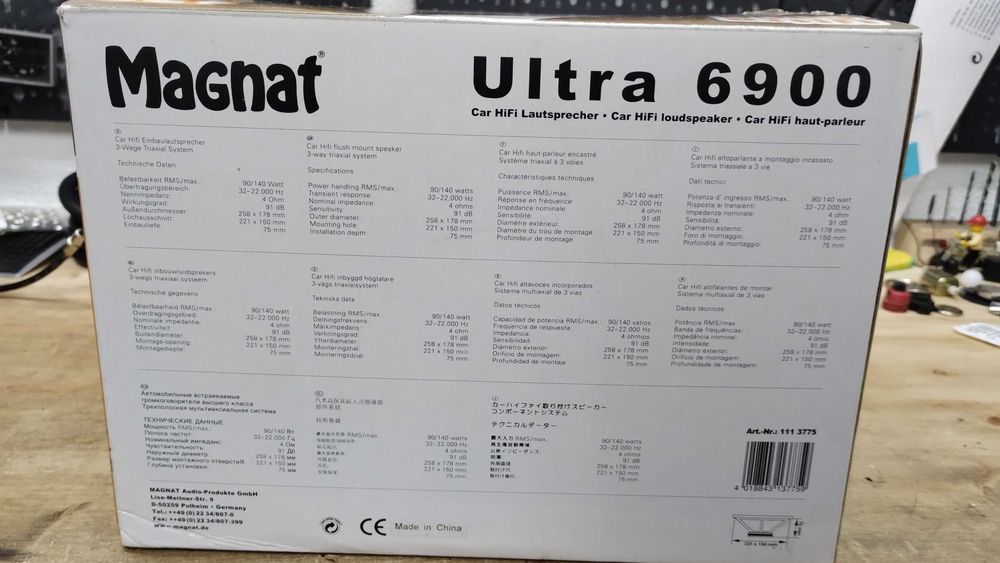 Colunas Magnat Ultra 6900