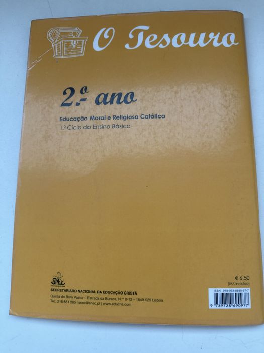 Livro o Tesouro 2’ano