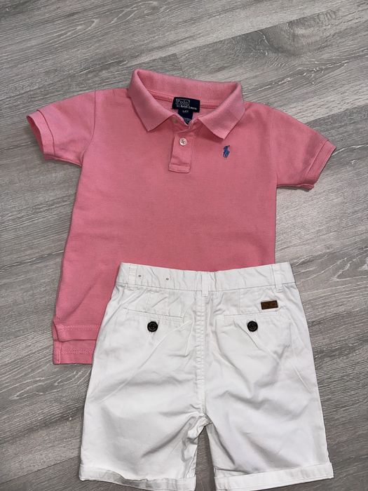 Шорты Zara и футболка Polo Ralph Lauren на мальчика 5лет