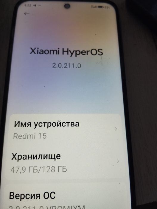 Продам телефон Redmi 15