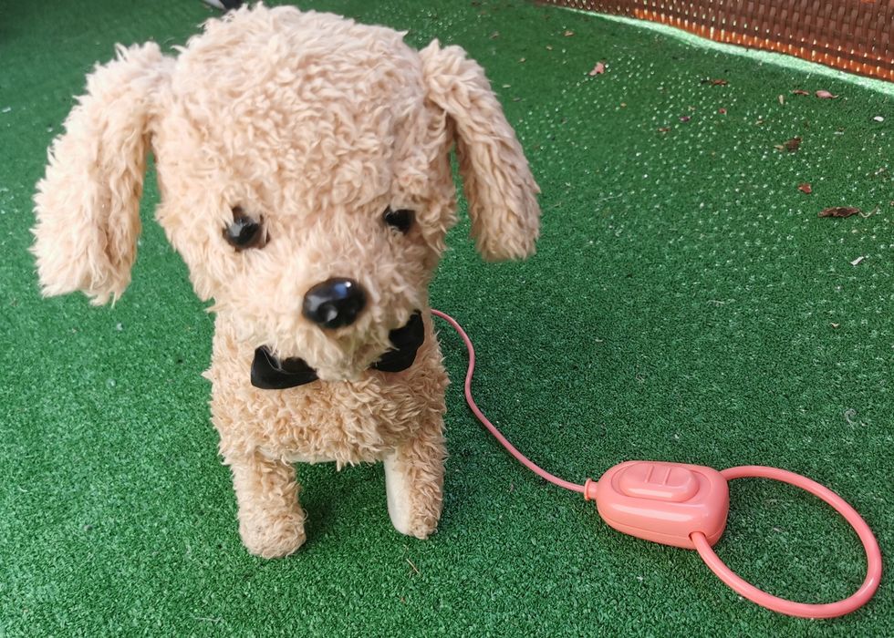 Interaktywny Piesek Chodzi na smyczy szczeka