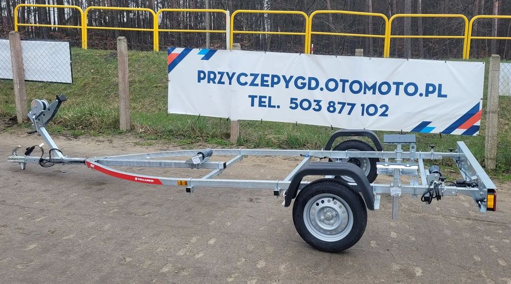 Temared Przyczepa B600 Łódź Do 5,8M Dmc 750 Kg Lekka Podłodziowa