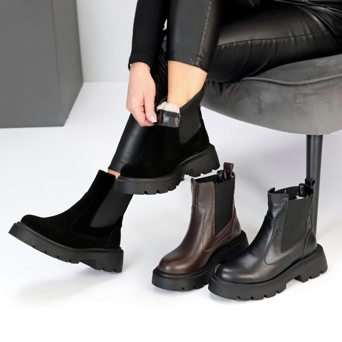 Стильні зимові челсі