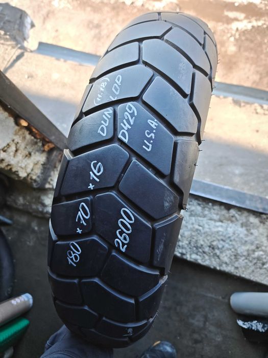 Мото шини резина комплект DUNLOP 130/60 70 R18 19 + 180/55 65 R16 18