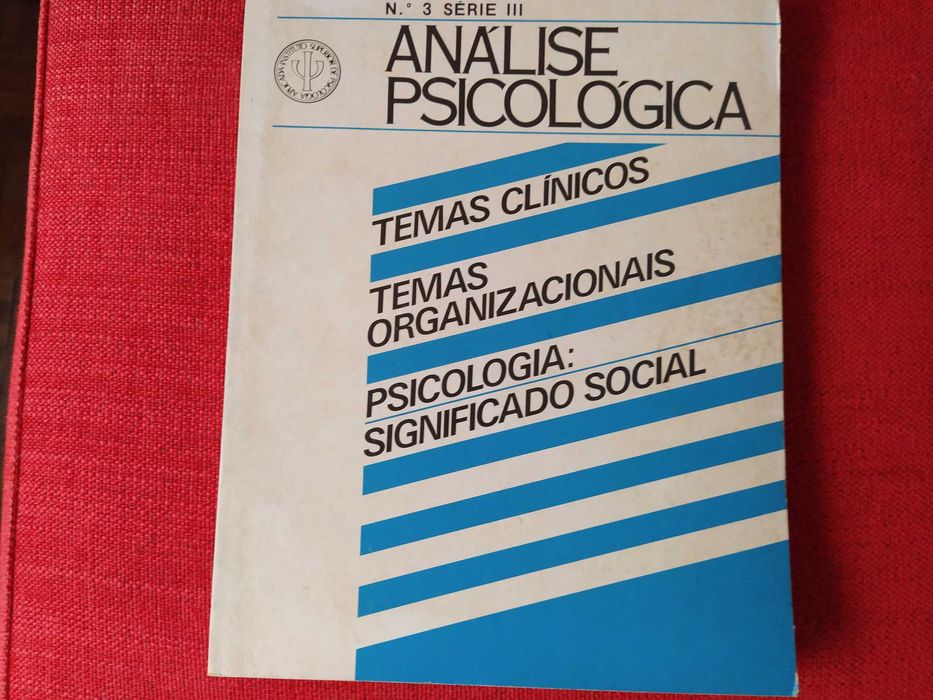 Análise Psicológica nº 3 Série III - Temas Clínicos e Organizacionais