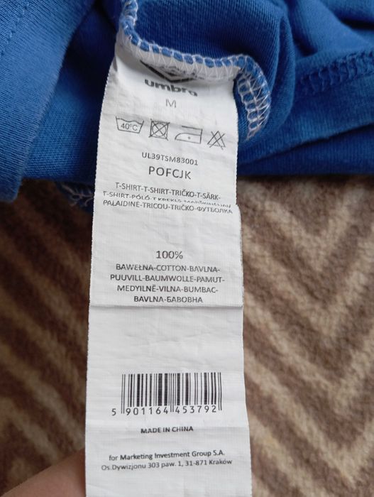Umbro koszulka rozmiar M