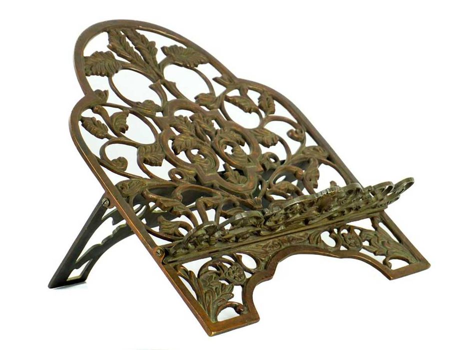 Atril de mesa em bronze
