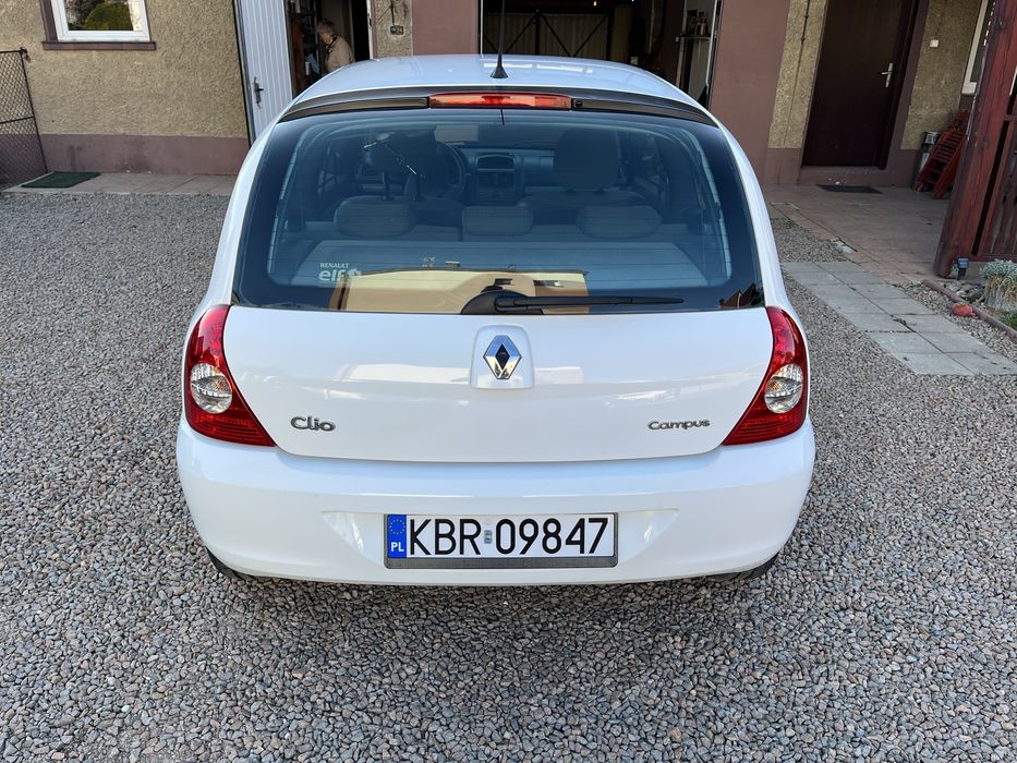 Renault Clio Campus  2011 r klima ,Abs ,2 kmpl.kół Org.lakier ,Perfekcyjny Stan !
