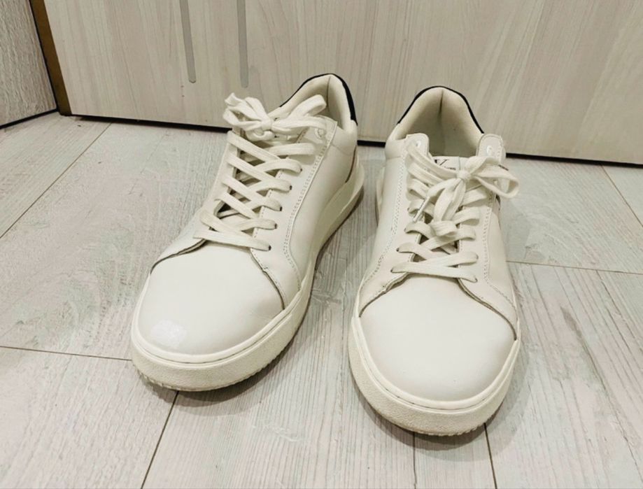 Calvin Klein Jeans Sneakersy Chunky Cupsole Monologo białe 44