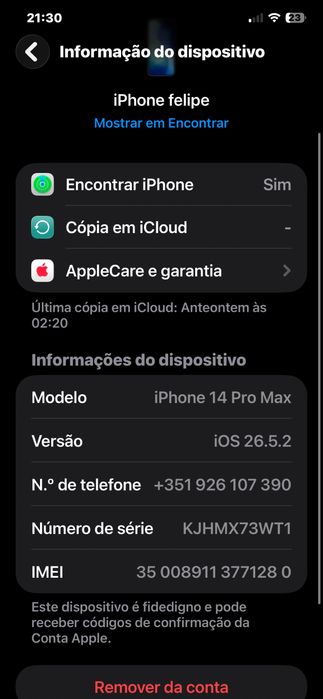 Iphone 14 pro max 256g LER O ANUNCIO