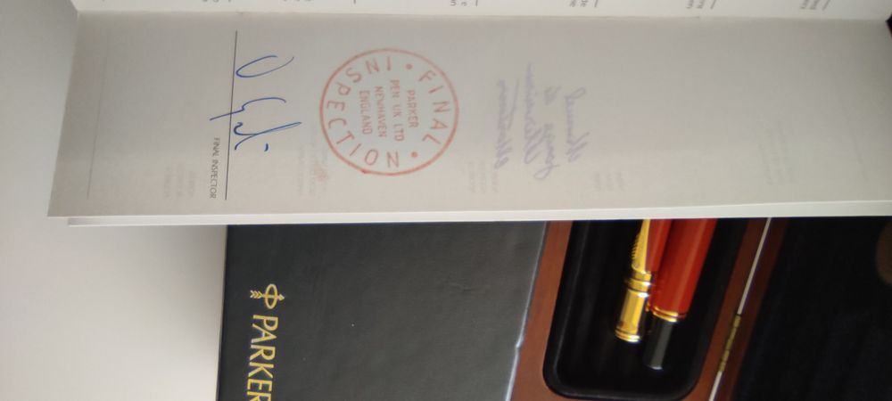 Duofold Centennial fountain pen e pencil Orange