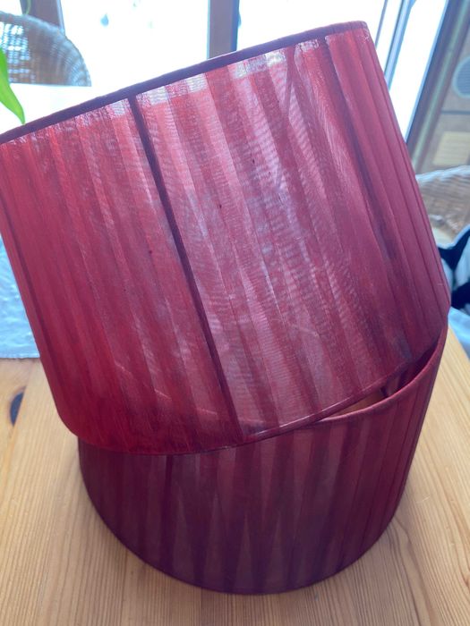 Abat jour bordeaux x 2