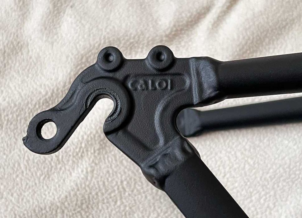 Quadro bicicleta alumínio CALOI roda 26'' preto mate