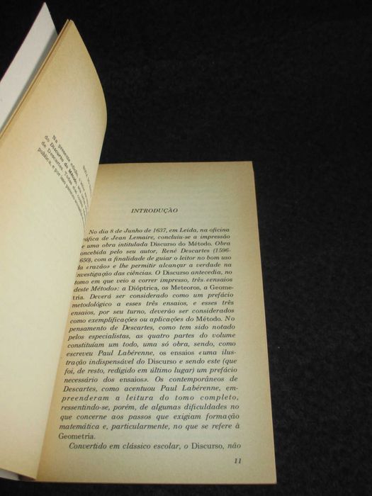 Livro Discurso do Método Descartes