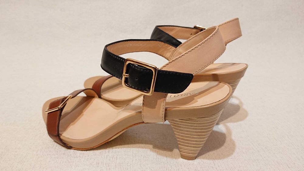 Женские кожаные босоножки сандалии Carlo Pazolini 40 41 кожа