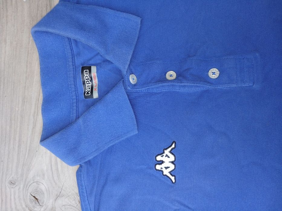 Polo Kappa L Vintage Azul
