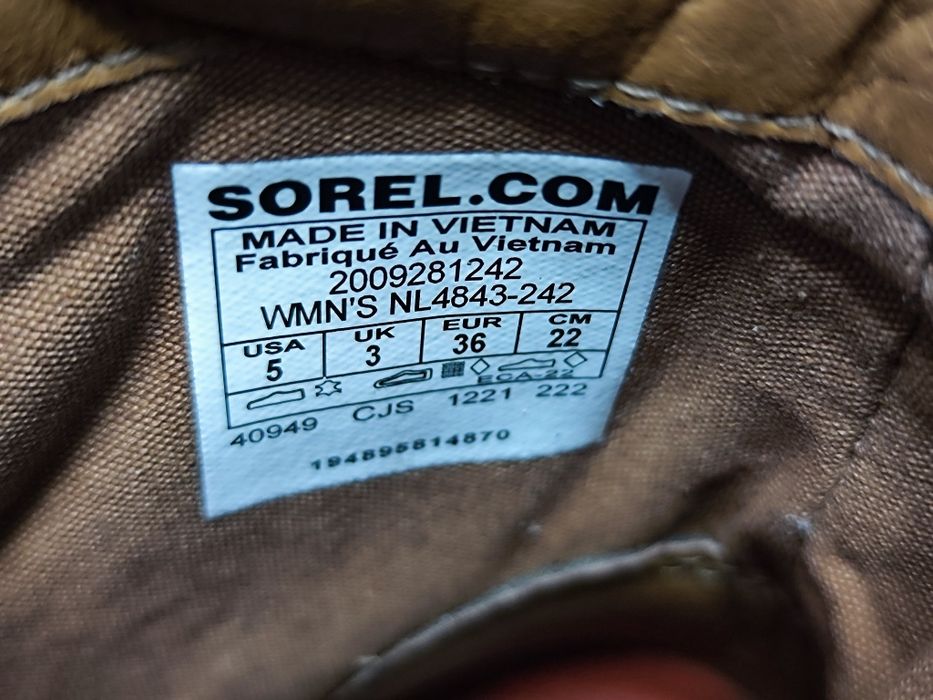 Skórzane buty SOREL Lennox Lace | Brązowe Trapery | Rozmiar 36
Opis: