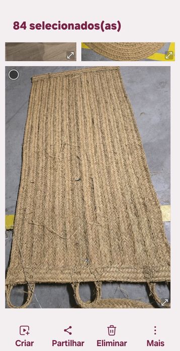 Tapetes de juta redondos