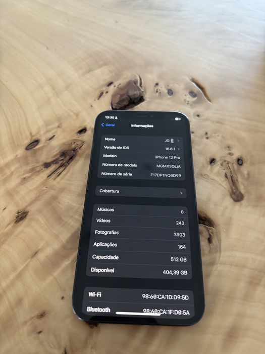 Apple iPhone 12 Pro - 512GB - Azul Pacífico