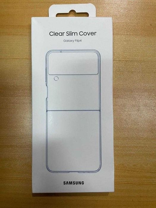 Capa original Samsung Z Flip 4 Transparente
