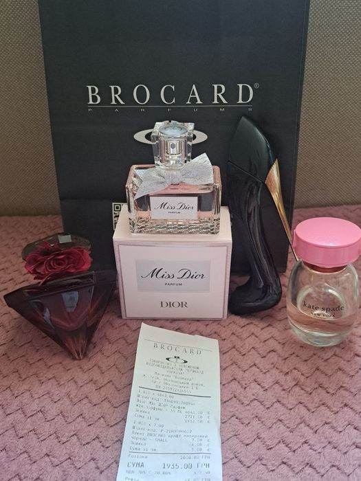 Парфуми Miss Dior  35 мл майже повні  з чеком + приємні бонуси