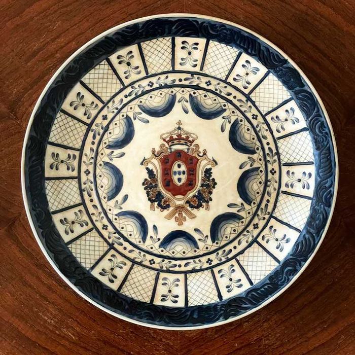 Prato decorativo vintage Escudo Portugal