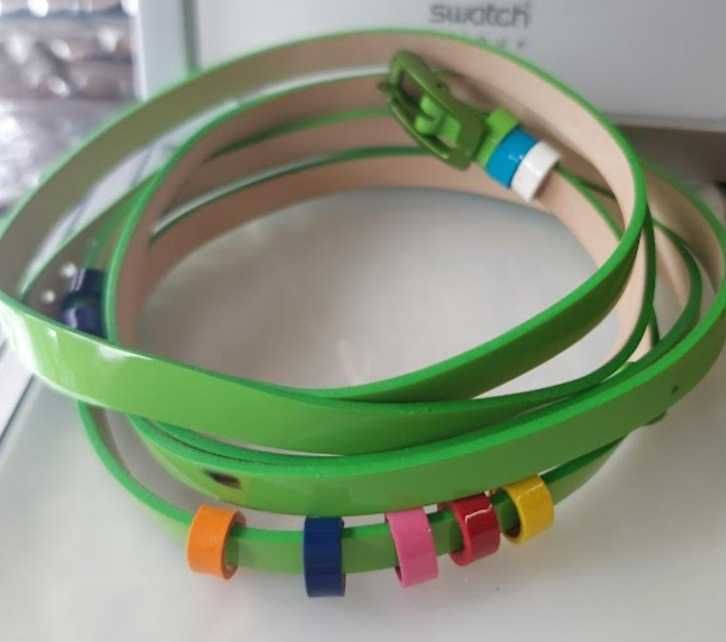 Swatch bijoux COLOUR CODE BRACELET- verde- nova, sem uso