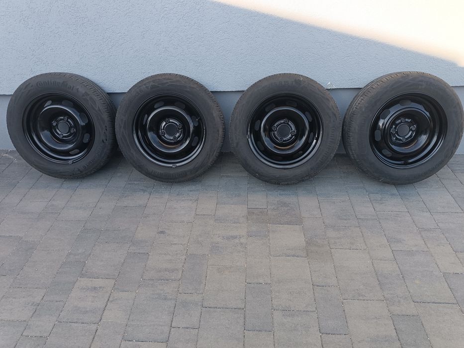 Koła felgi stalowe 4x108 +opony  185/65R15 Continental