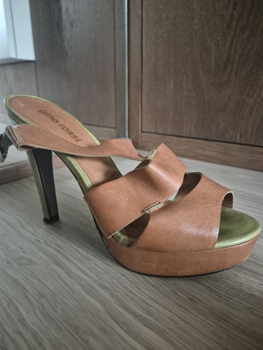 Buty letnie wysoki obcas Gino Rossi