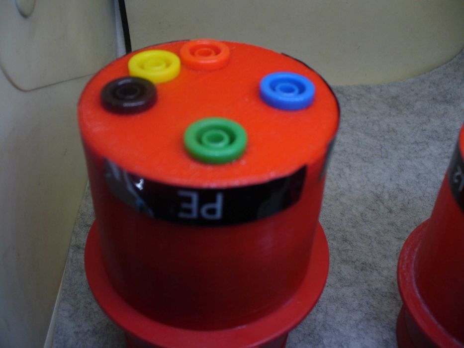 Adapter pomiarowy l1.l2.l3. N.PE 16 A 5 bolców
