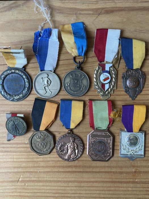 10 medalhas desportivas antigas