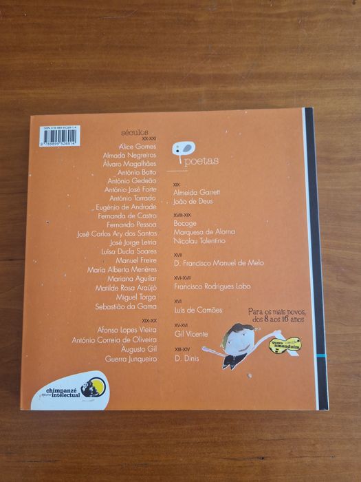 Livro infantil e juvenil "Poetas de Hoje e de Ontem"